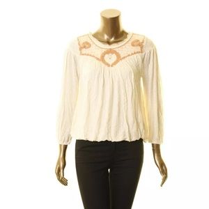 Free people embroidered top